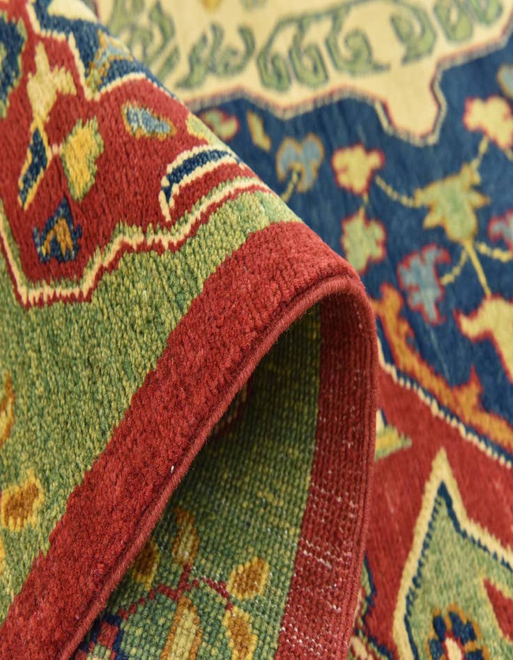 Detail image of  5' 7 x 8'  Hand Knotted Kazak Rug