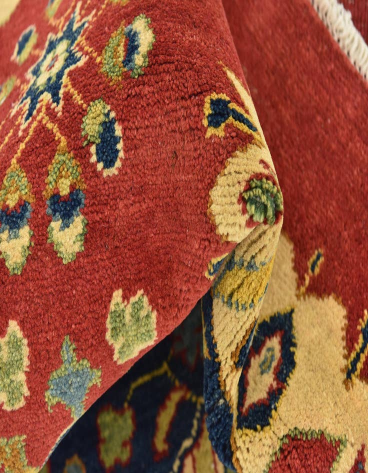 Detail image of  5' 7 x 8'  Hand Knotted Kazak Rug
