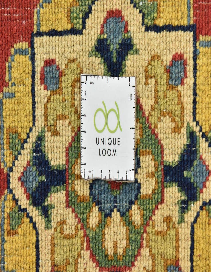 Detail image of  5' 7 x 8'  Hand Knotted Kazak Rug