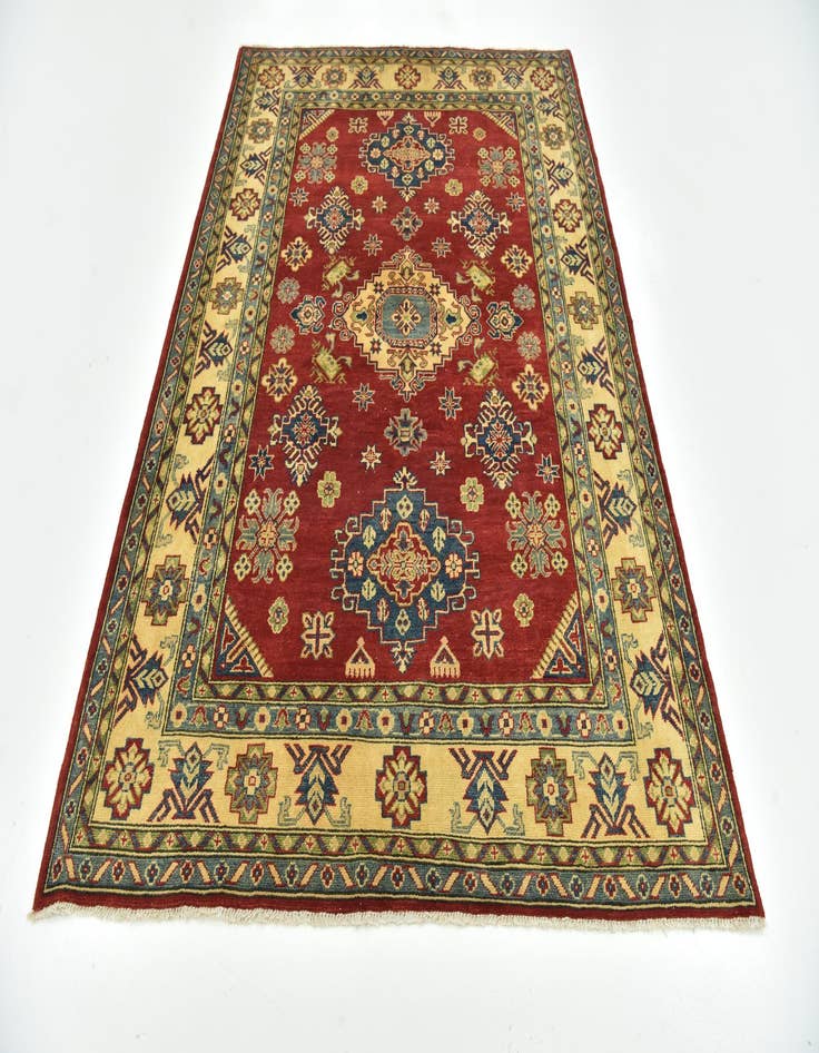 Detail image of  5' 7 x 7' 10  Hand Knotted Kazak Rug