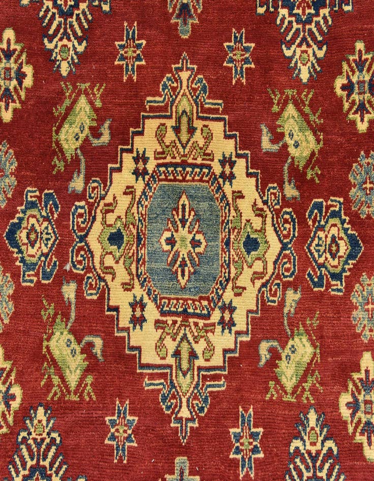 Detail image of  5' 7 x 7' 10  Hand Knotted Kazak Rug