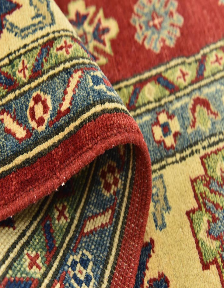 Detail image of  5' 7 x 7' 10  Hand Knotted Kazak Rug