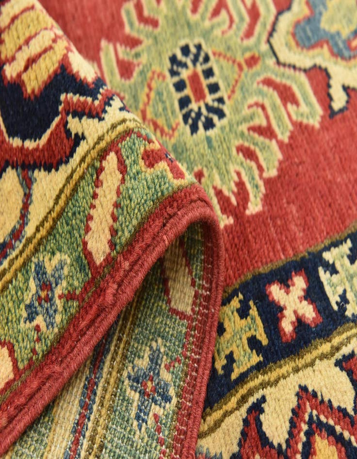 Detail image of  5' 6 x 8' 7  Hand Knotted Kazak Rug