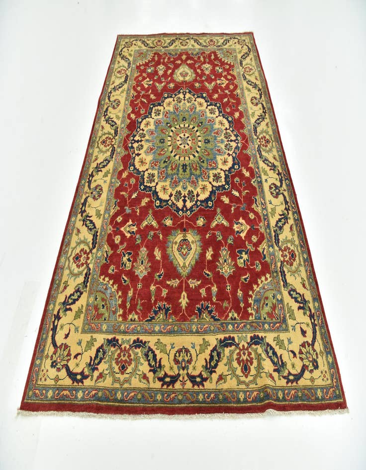 Detail image of  6' x 9'  Hand Knotted Kazak Rug