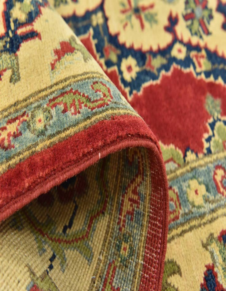 Detail image of  6' x 9'  Hand Knotted Kazak Rug