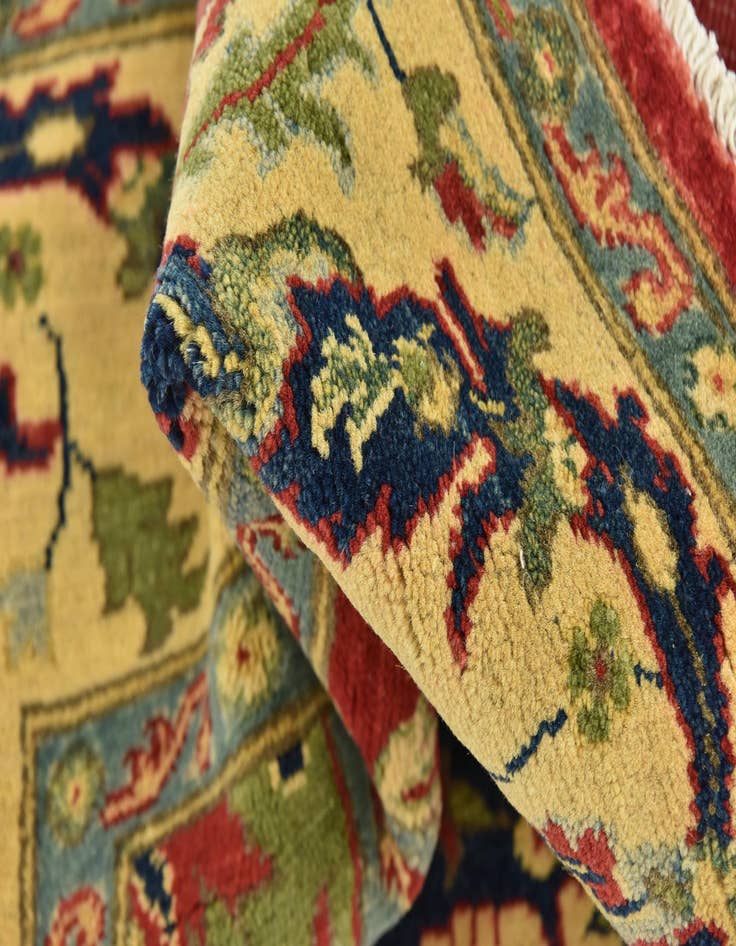 Detail image of  6' x 9'  Hand Knotted Kazak Rug