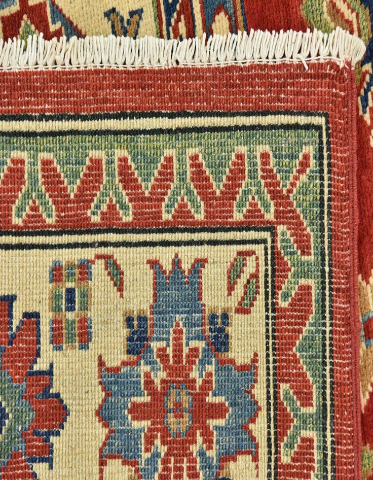 Detail image of  6' 6 x 9' 9  Hand Knotted Kazak Rug