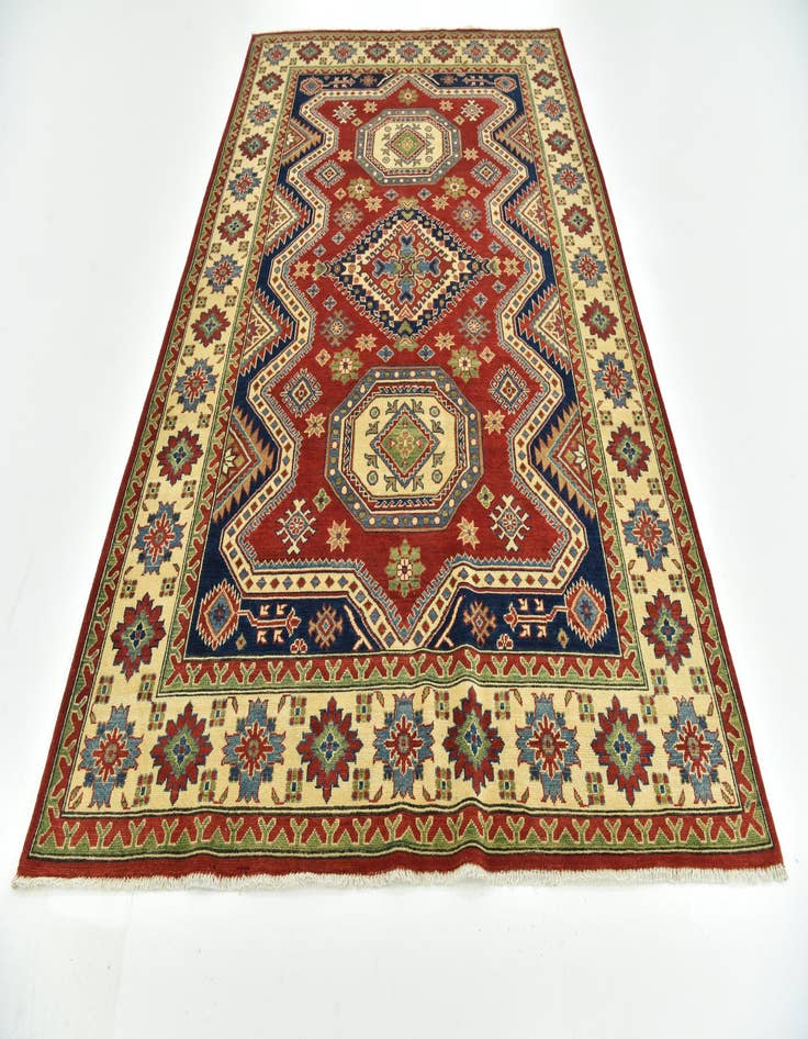 Detail image of  6' 6 x 9' 9  Hand Knotted Kazak Rug