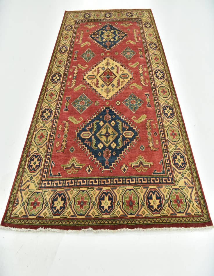 Detail image of  6' 9 x 9' 8  Hand Knotted Kazak Rug