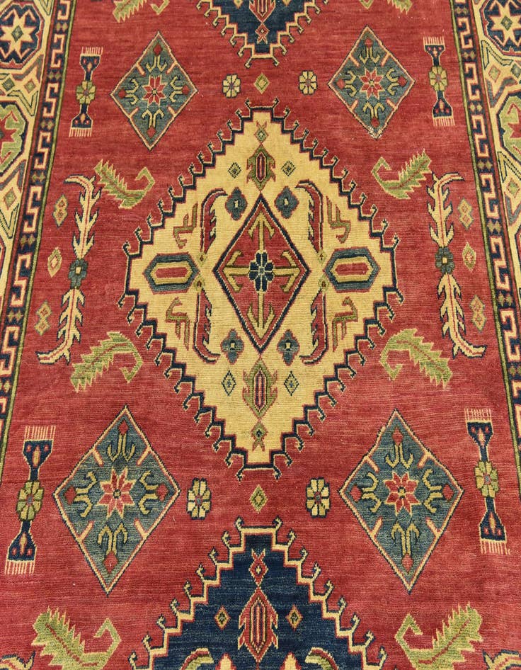Detail image of  6' 9 x 9' 8  Hand Knotted Kazak Rug