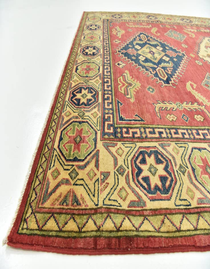 Detail image of  6' 9 x 9' 8  Hand Knotted Kazak Rug