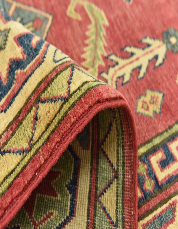 Detail image of  6' 9 x 9' 8  Hand Knotted Kazak Rug