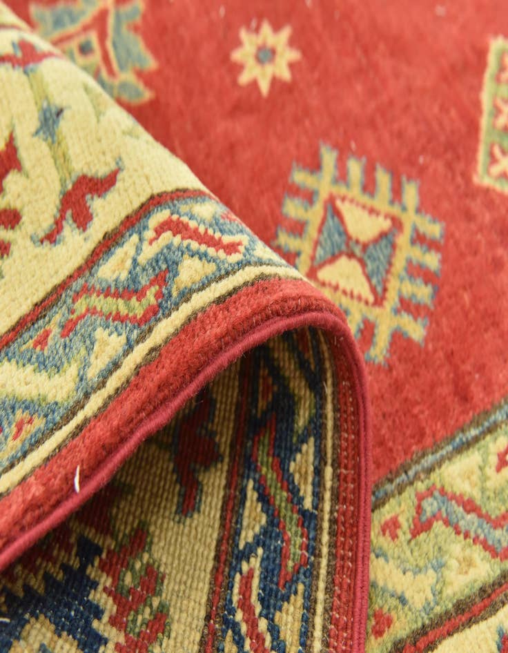 Detail image of  6' x 9'  Hand Knotted Kazak Rug