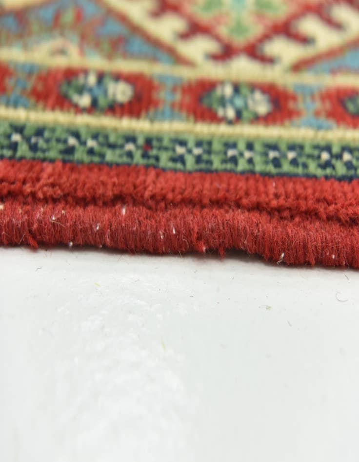 Detail image of  8' x 11' 9  Hand Knotted Kazak Rug