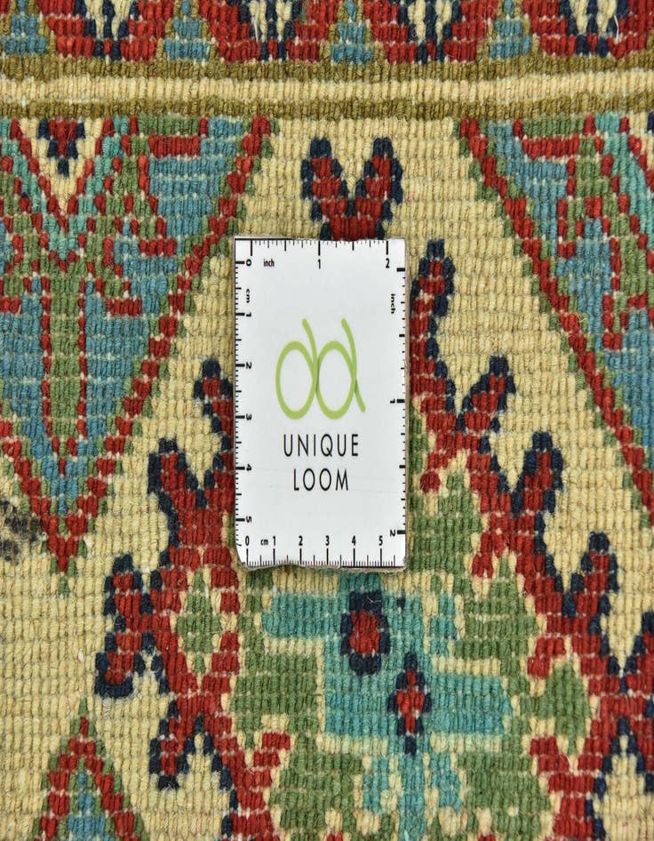 Detail image of  8' x 11' 9  Hand Knotted Kazak Rug