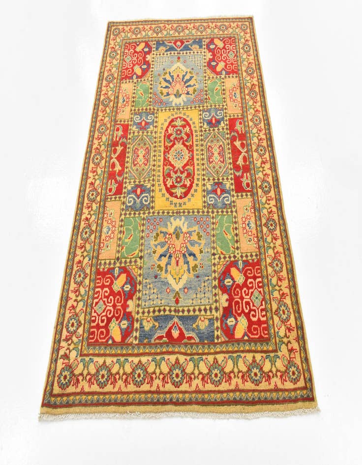 Detail image of  4' 3 x 6' 3  Hand Knotted Kazak Rug