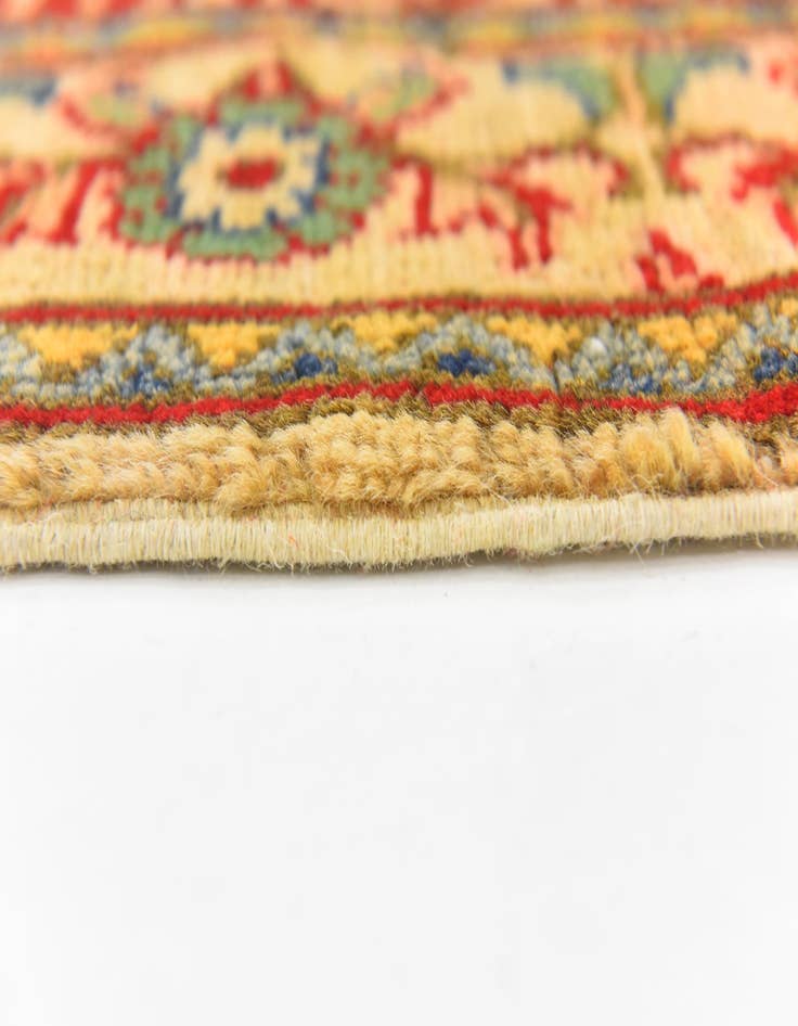 Detail image of  4' 3 x 6' 3  Hand Knotted Kazak Rug