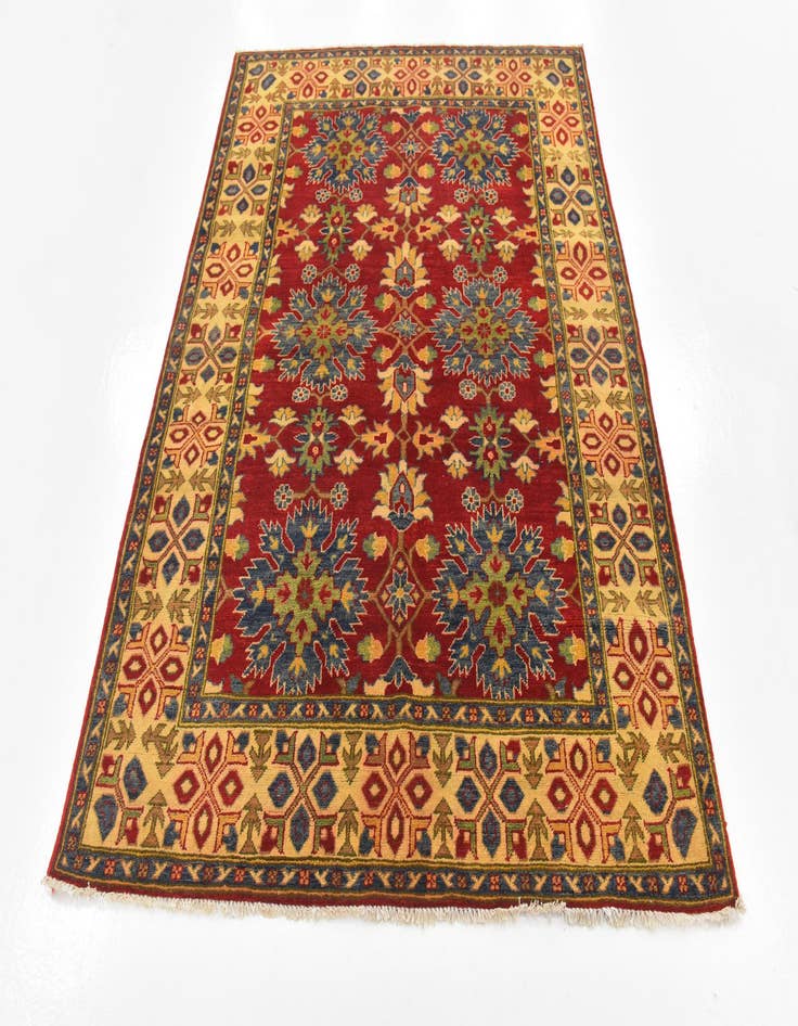 Detail image of  5' 2 x 6' 8  Hand Knotted Kazak Rug