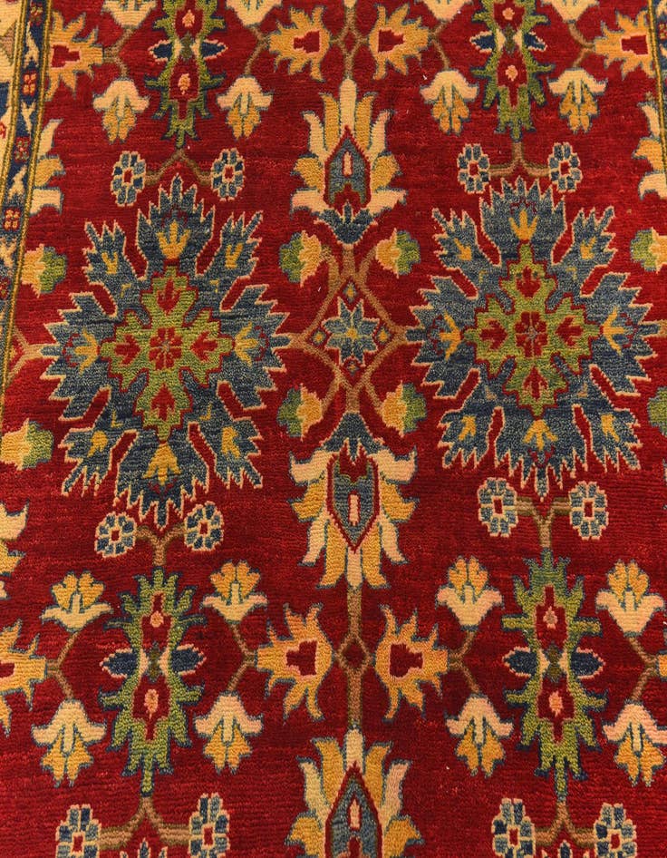 Detail image of  5' 2 x 6' 8  Hand Knotted Kazak Rug
