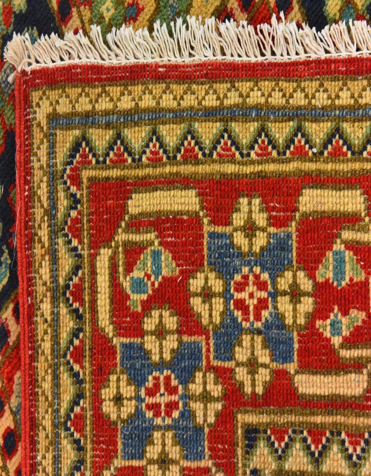 Detail image of  5' x 6' 7  Hand Knotted Kazak Rug