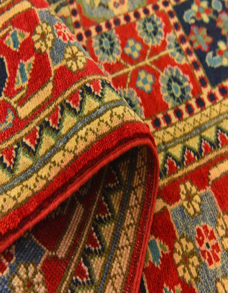 Detail image of  5' x 6' 7  Hand Knotted Kazak Rug