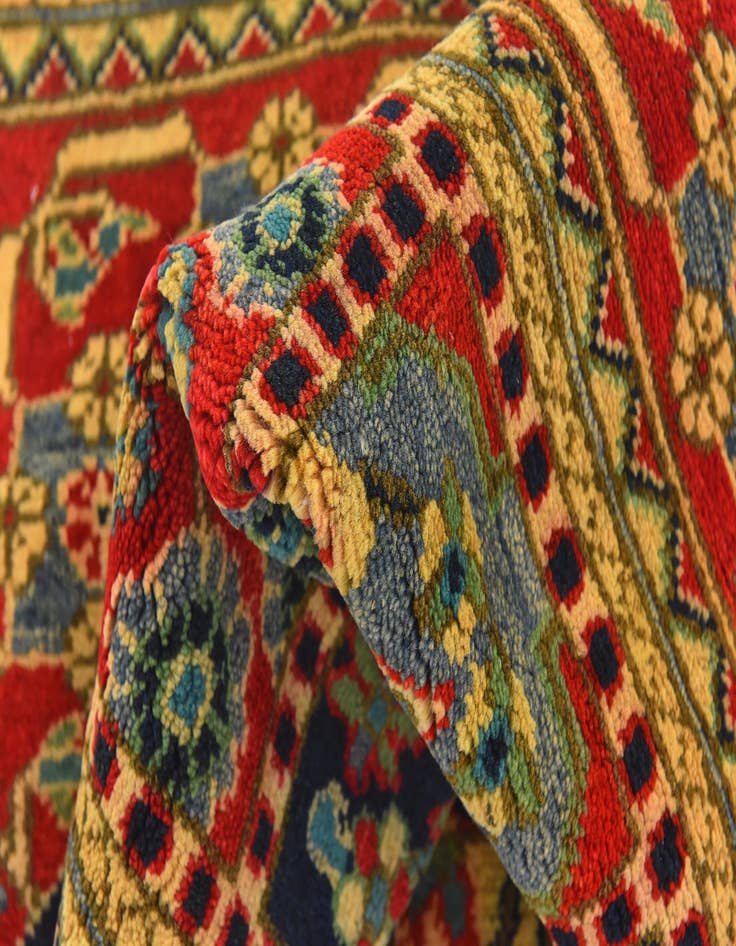 Detail image of  5' x 6' 7  Hand Knotted Kazak Rug