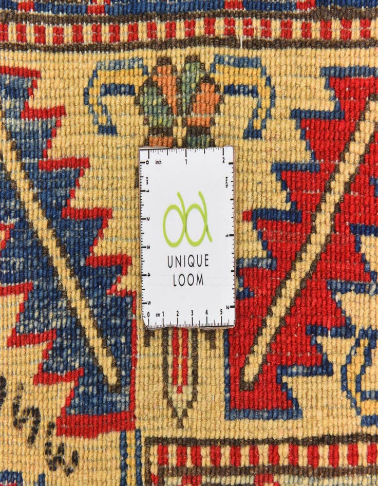 Detail image of  5' 2 x 7'  Hand Knotted Kazak Rug