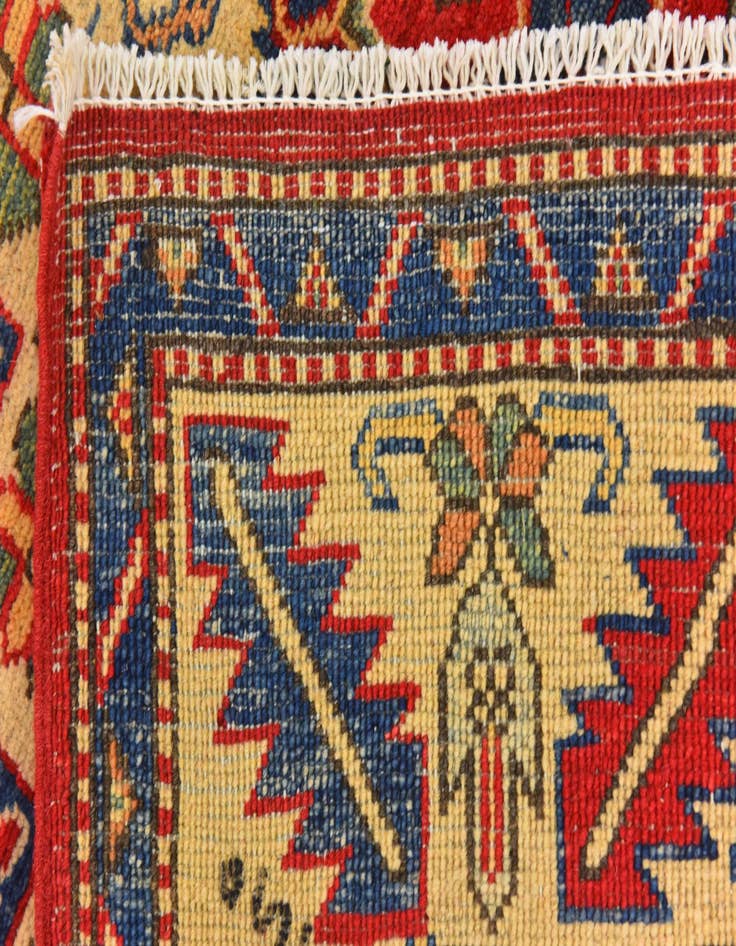 Detail image of  5' 2 x 7'  Hand Knotted Kazak Rug