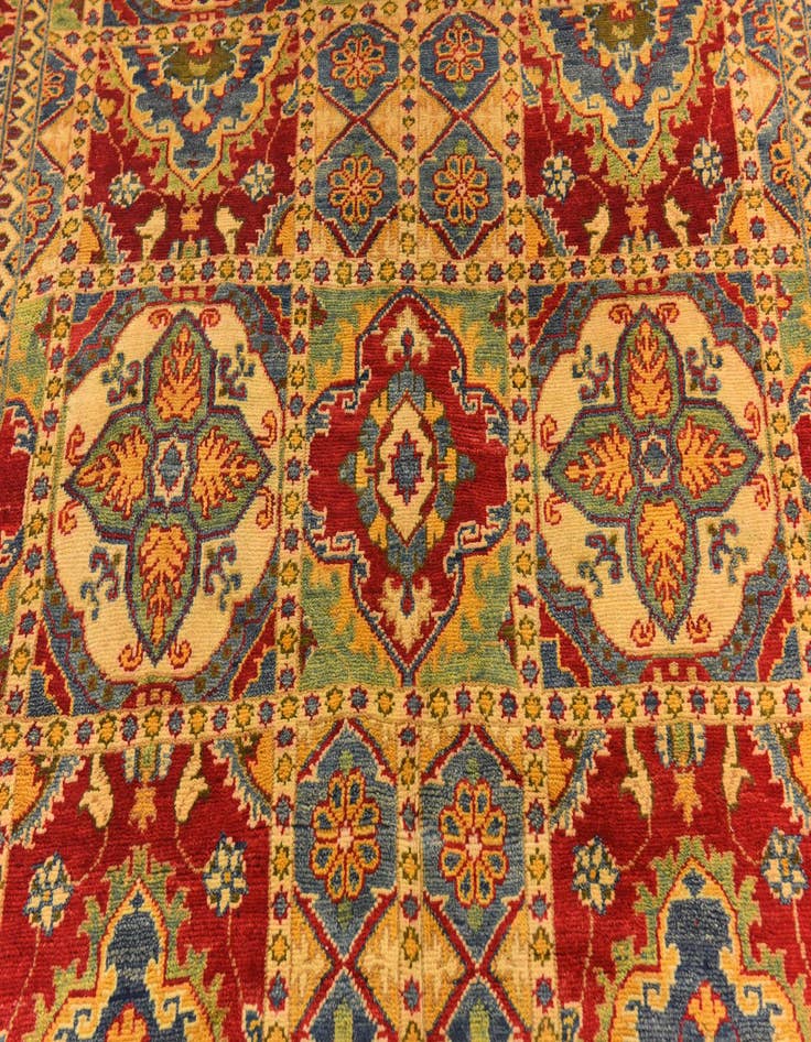 Detail image of  5' 2 x 6' 9  Hand Knotted Kazak Rug