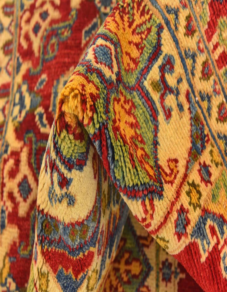 Detail image of  5' 2 x 6' 9  Hand Knotted Kazak Rug