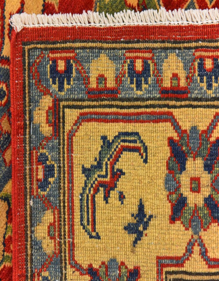 Detail image of  6' 7 x 9' 6  Hand Knotted Kazak Rug