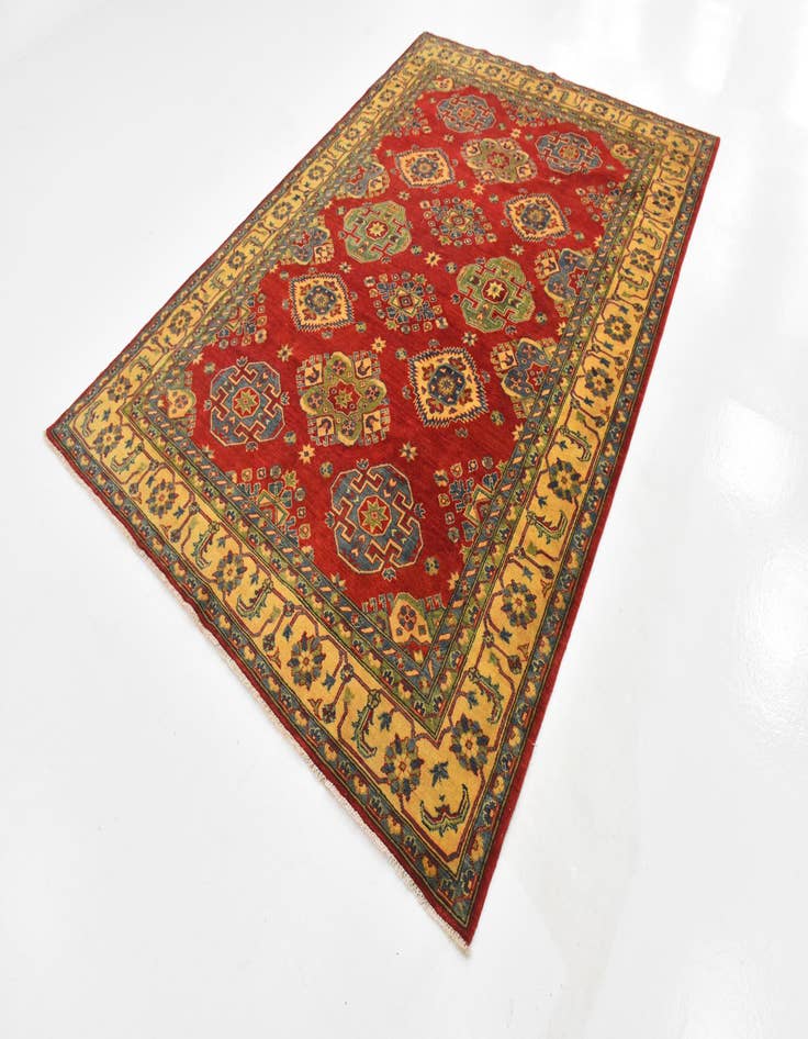 Detail image of  6' 7 x 9' 6  Hand Knotted Kazak Rug