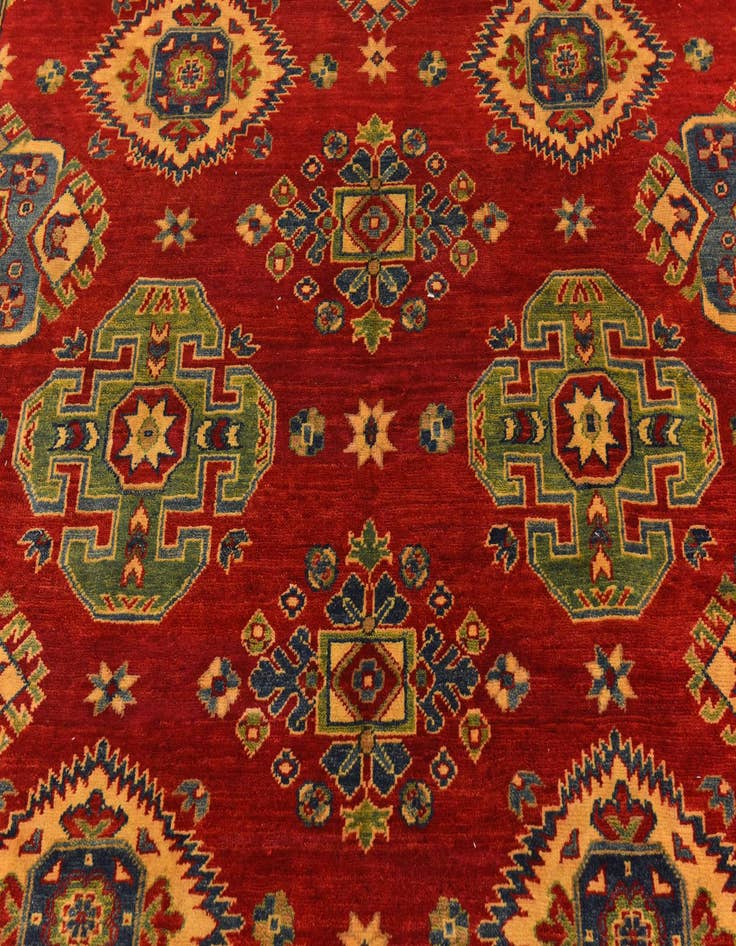 Detail image of  6' 7 x 9' 6  Hand Knotted Kazak Rug