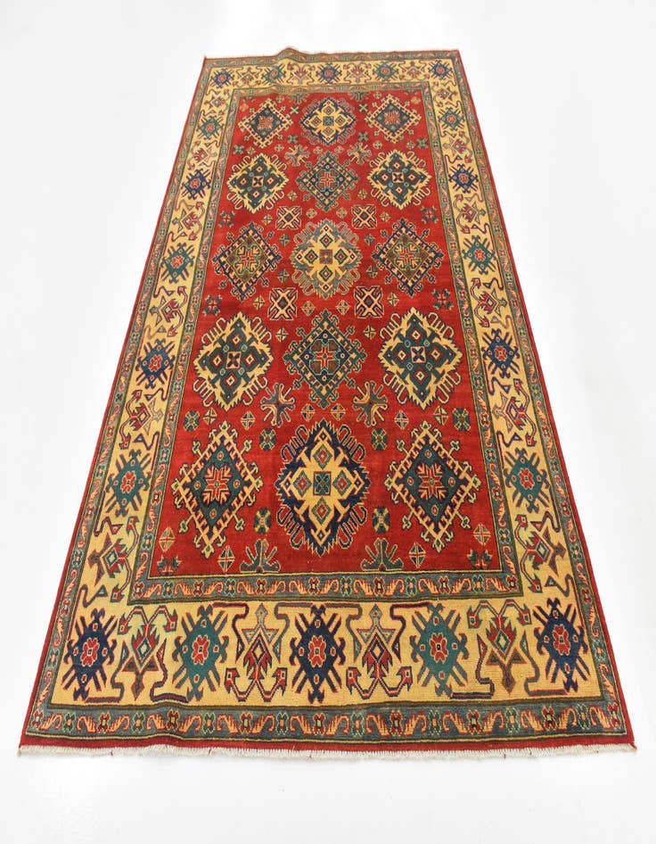 Detail image of  6' x 8' 8  Hand Knotted Kazak Rug