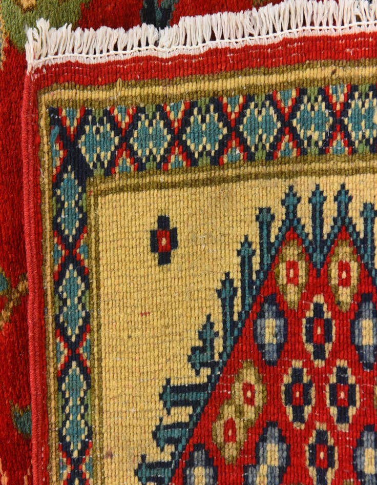 Detail image of  6' 1 x 10' 1  Hand Knotted Kazak Rug