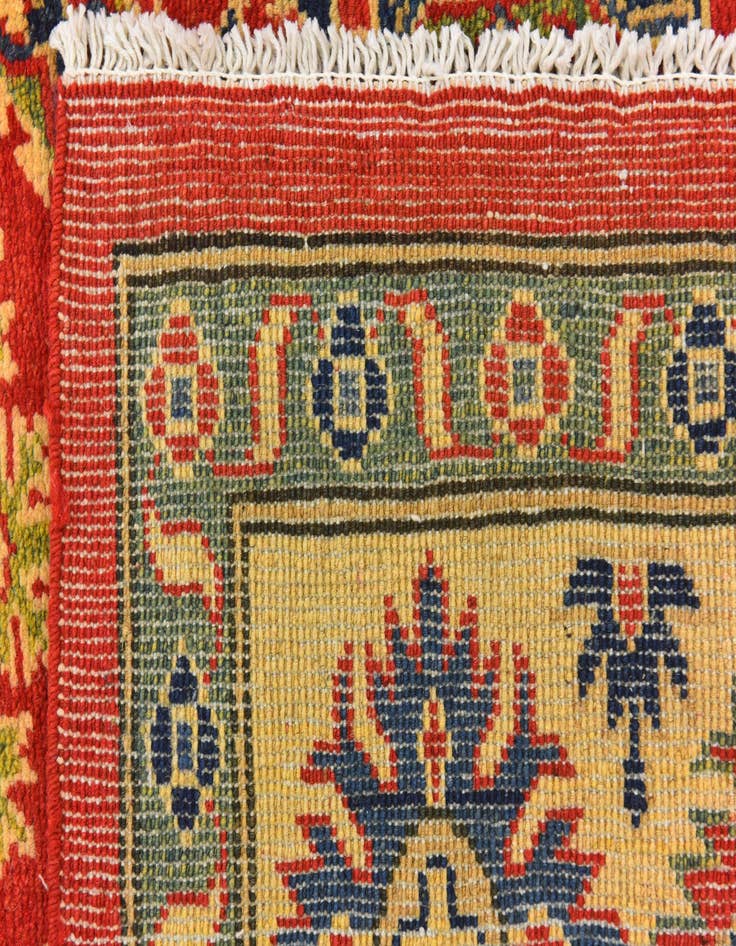 Detail image of  6' 7 x 9' 8  Hand Knotted Kazak Rug