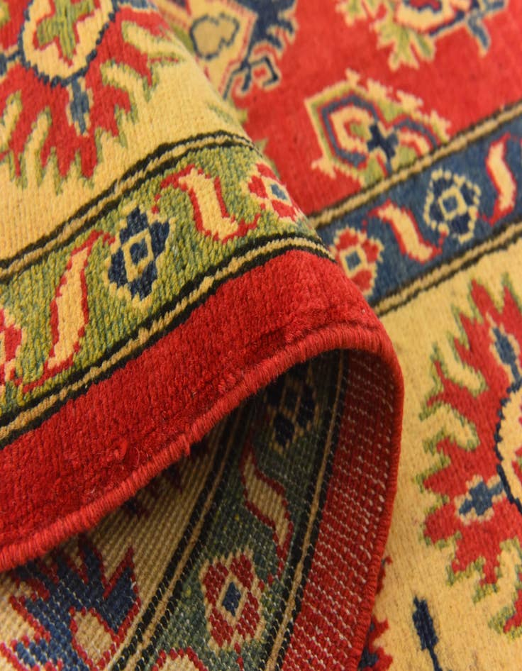 Detail image of  6' 7 x 9' 8  Hand Knotted Kazak Rug