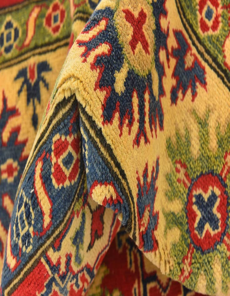 Detail image of  6' 7 x 9' 8  Hand Knotted Kazak Rug