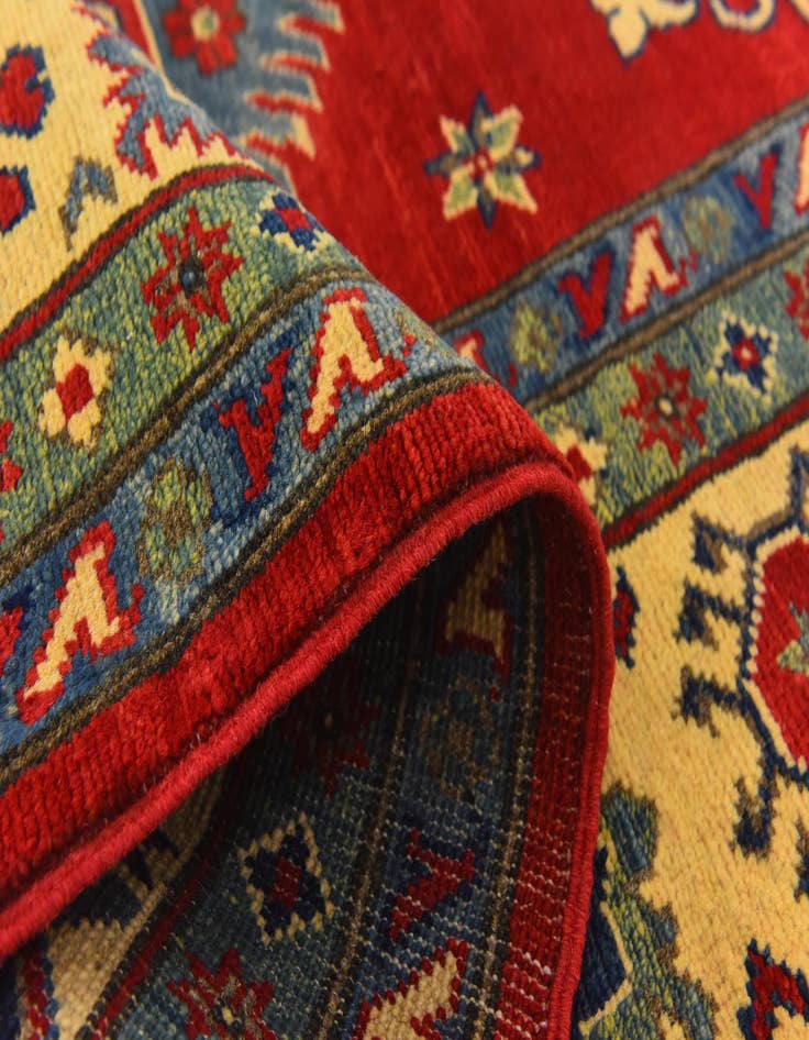 Detail image of  6' 7 x 8' 9  Hand Knotted Kazak Rug