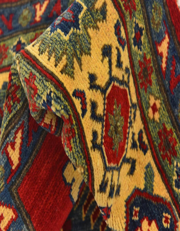 Detail image of  6' 7 x 8' 9  Hand Knotted Kazak Rug