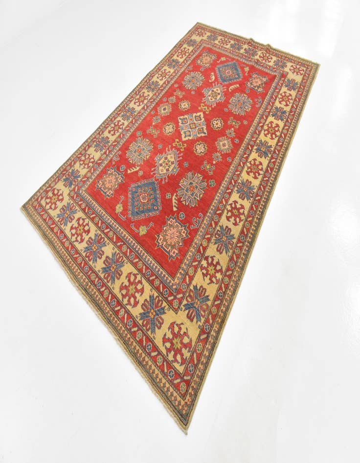 Detail image of  6' 1 x 9' 6  Hand Knotted Kazak Rug