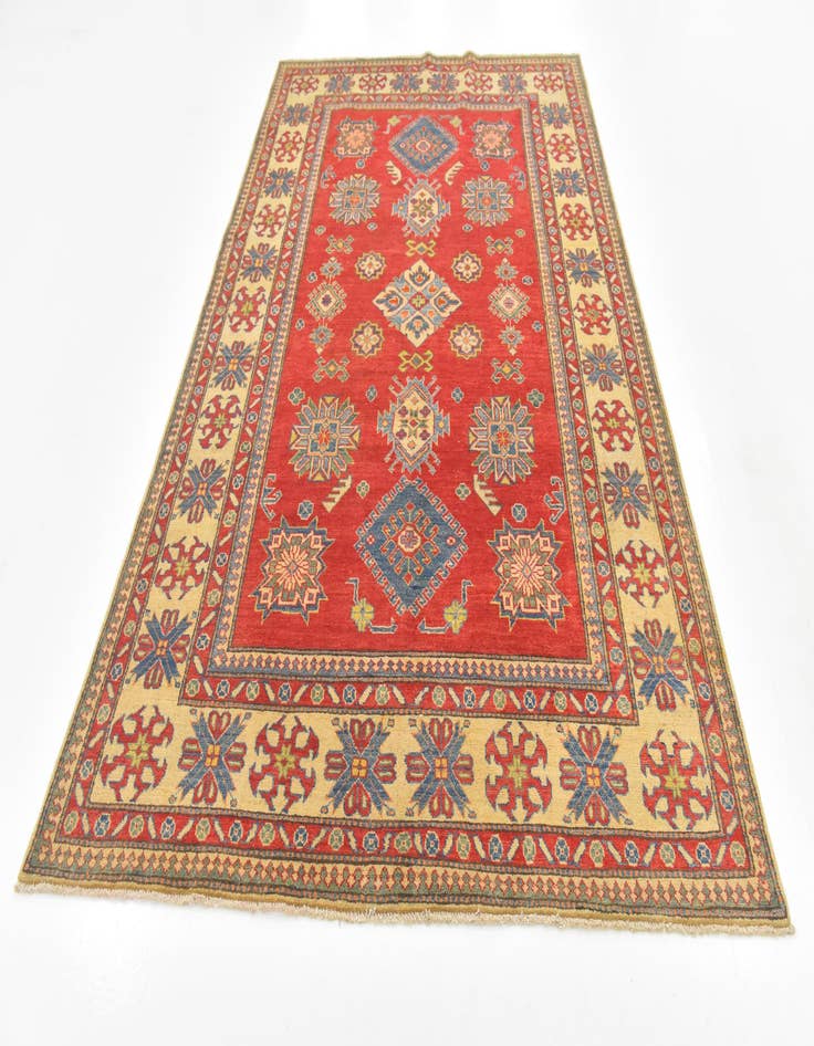 Detail image of  6' 1 x 9' 6  Hand Knotted Kazak Rug