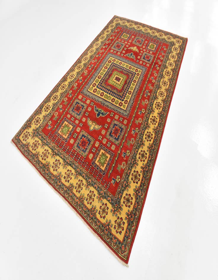 Detail image of  5' 8 x 9' 1  Hand Knotted Kazak Rug