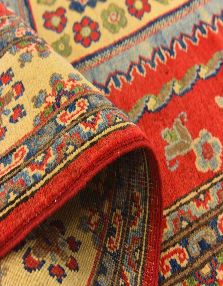 Detail image of  5' 8 x 9' 1  Hand Knotted Kazak Rug