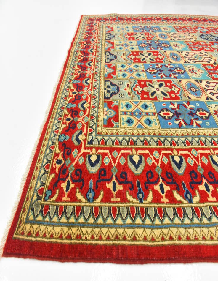 Detail image of  6' 6 x 9' 8  Hand Knotted Kazak Rug