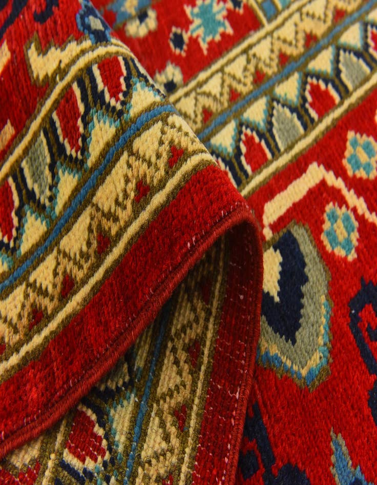 Detail image of  6' 6 x 9' 8  Hand Knotted Kazak Rug