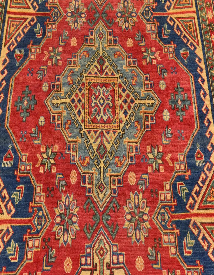 Detail image of  6' 7 x 10' 1  Hand Knotted Kazak Rug