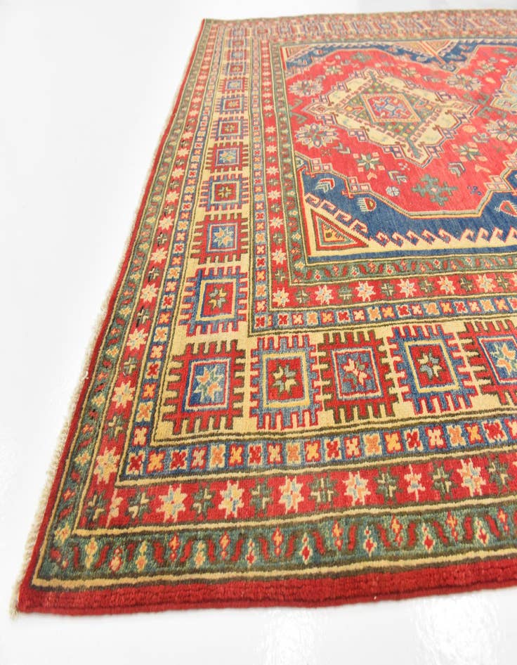 Detail image of  6' 7 x 10' 1  Hand Knotted Kazak Rug