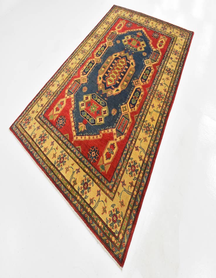 Detail image of  6' 3 x 9' 3  Hand Knotted Kazak Rug