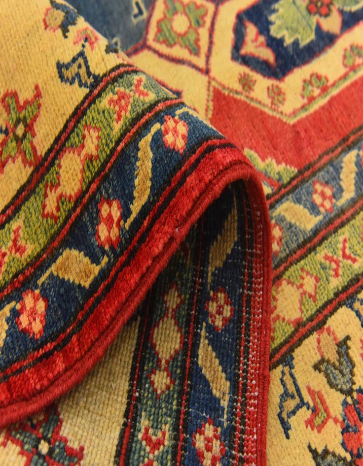 Detail image of  6' 3 x 9' 3  Hand Knotted Kazak Rug